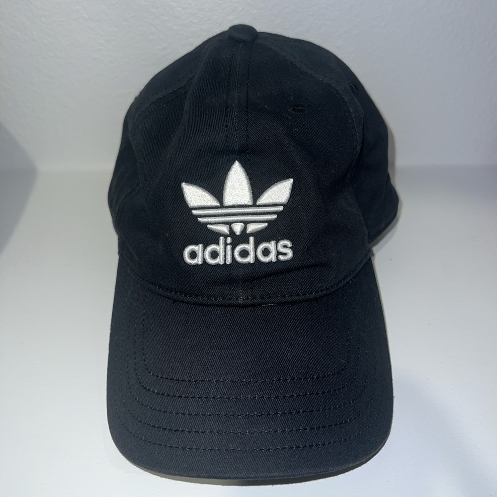 Adidas Black and White Logo Cap
